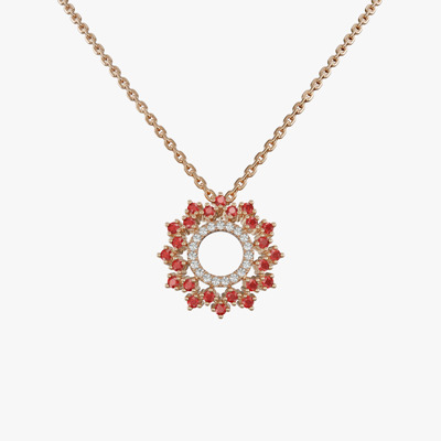 Golsa Ruby Jewelry Pendant